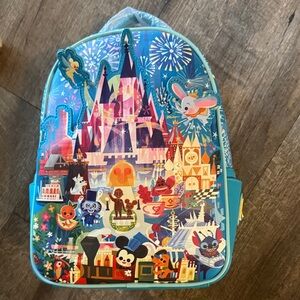 Disney Multicolor Castle Backpack
